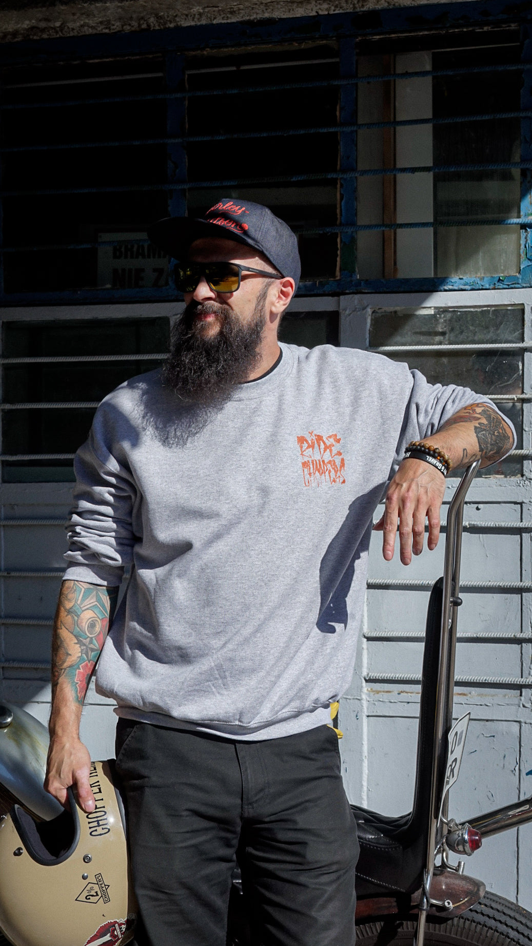 Sudadera con cuello redondo Just Ride