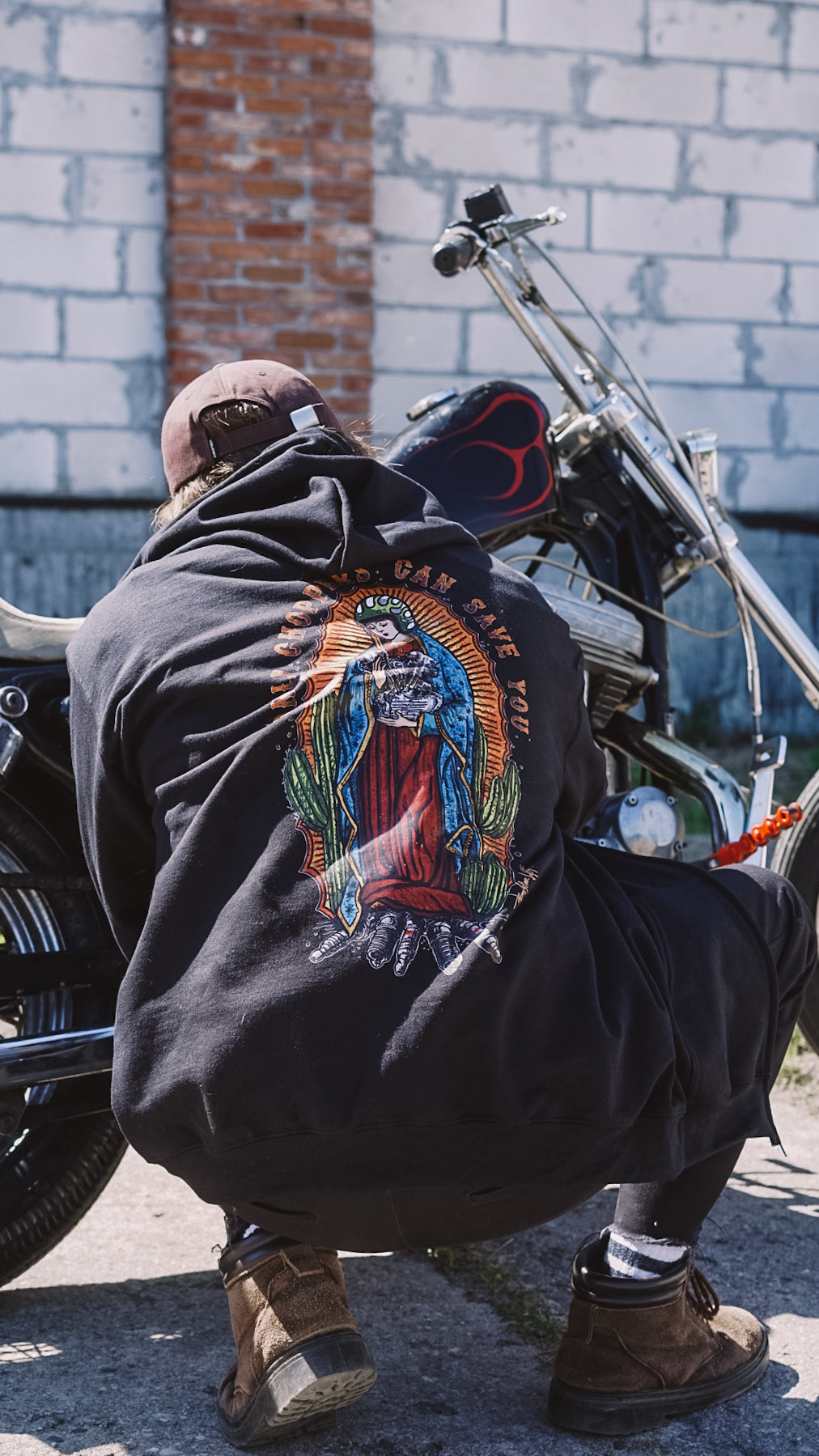 Sweat à capuche zippé Mother of Choppers