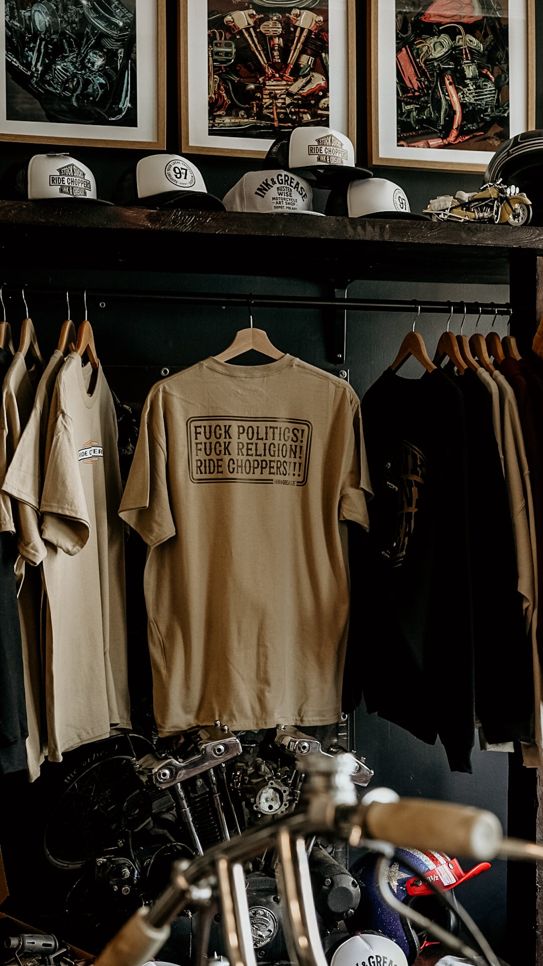 Fck authorities | T-shirt tan