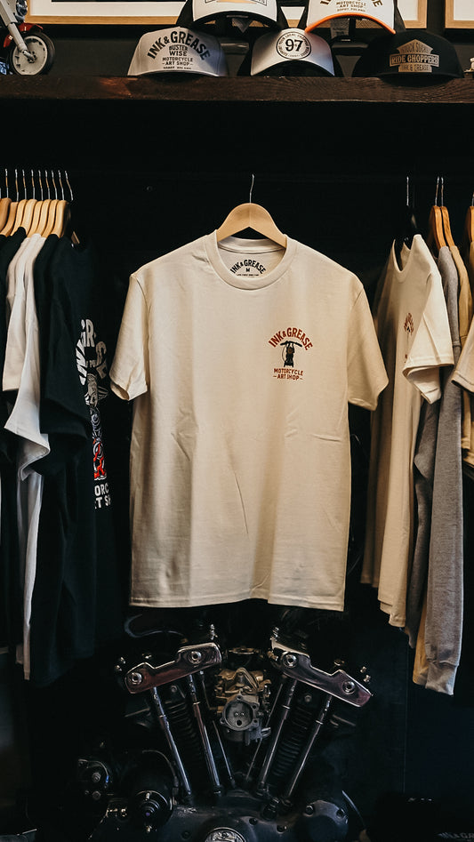 Wanderer Ink&Grease | T-shirt natural