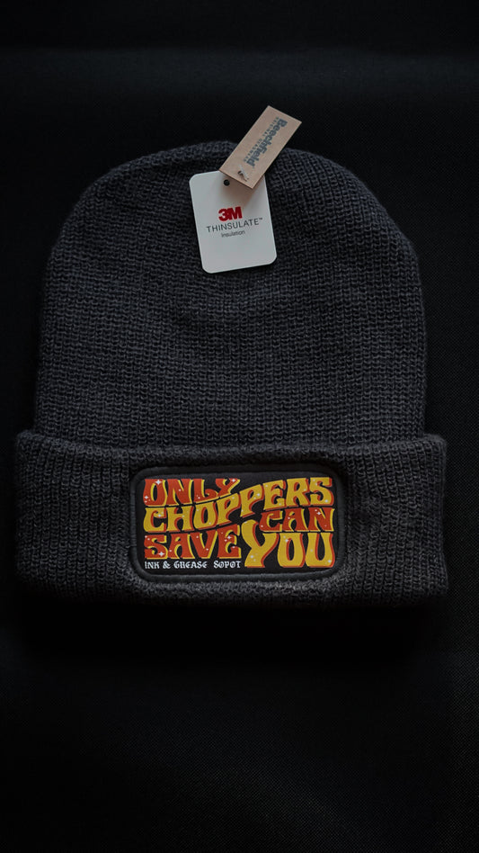Only Choppers Flame Yellow | Patch Beanie