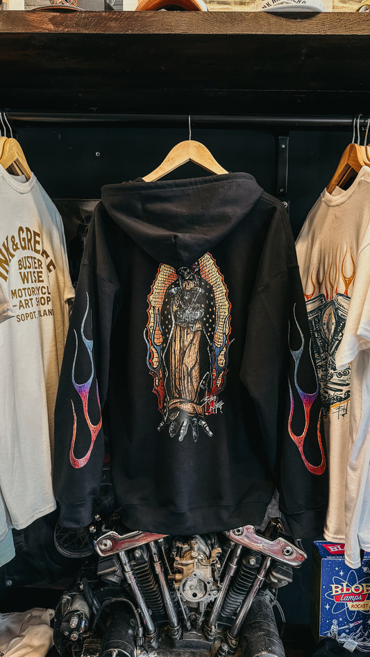 Santa Muerte | Zip Hoodie black