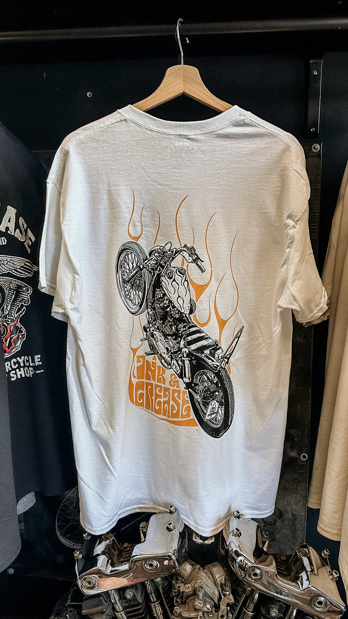 Flames | T-shirt white