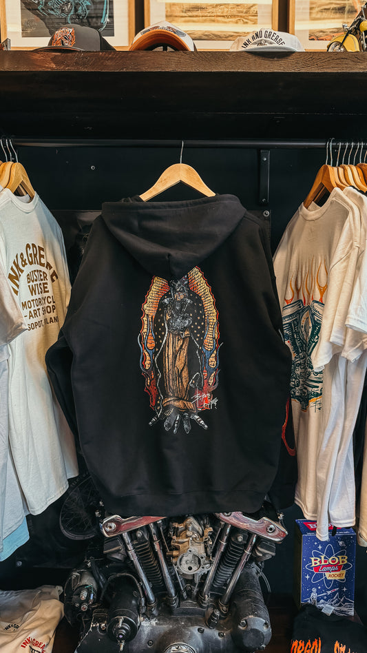 Santa Muerte | Zip Hoodie black