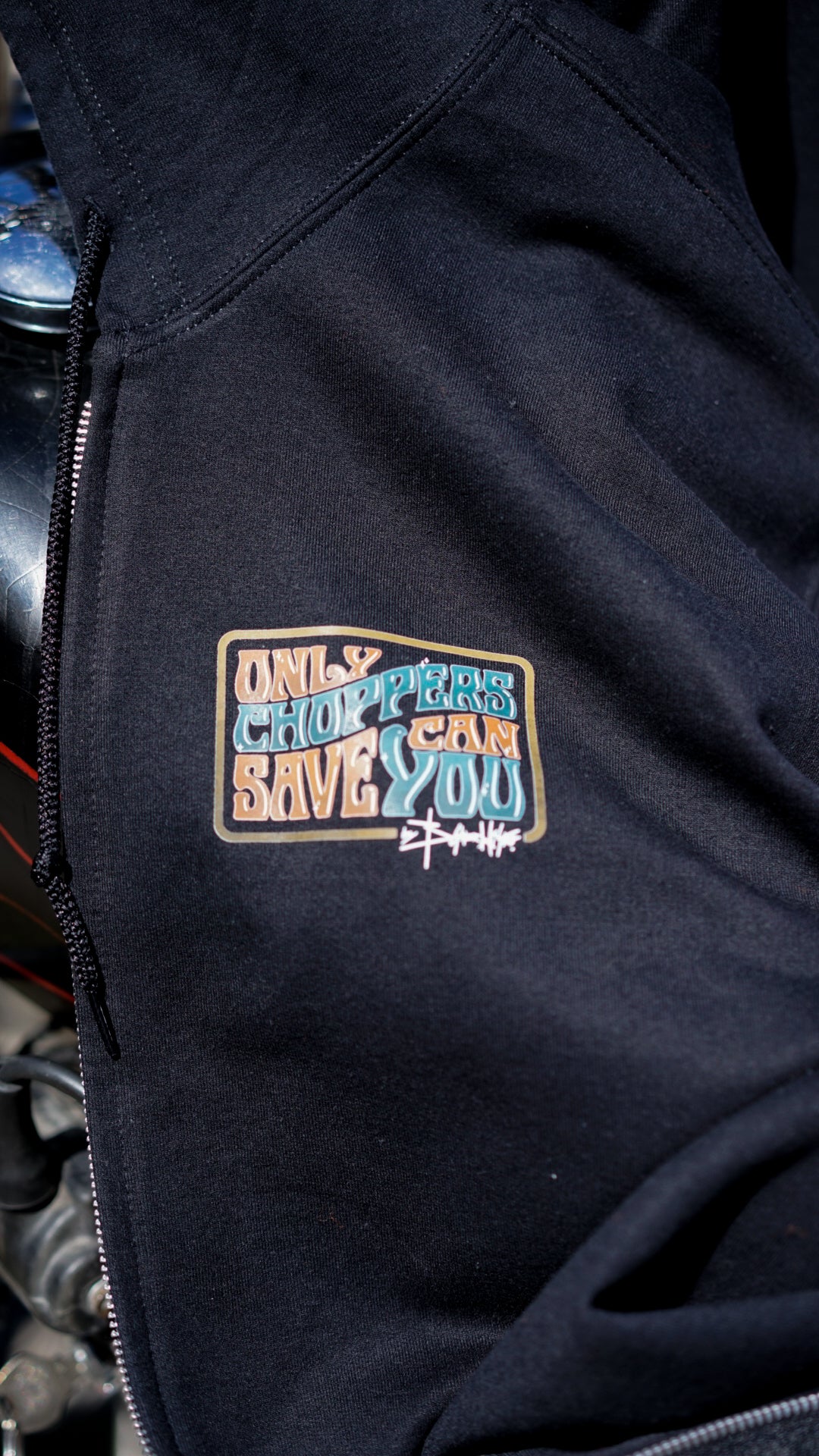 Sweat à capuche zippé Mother of Choppers