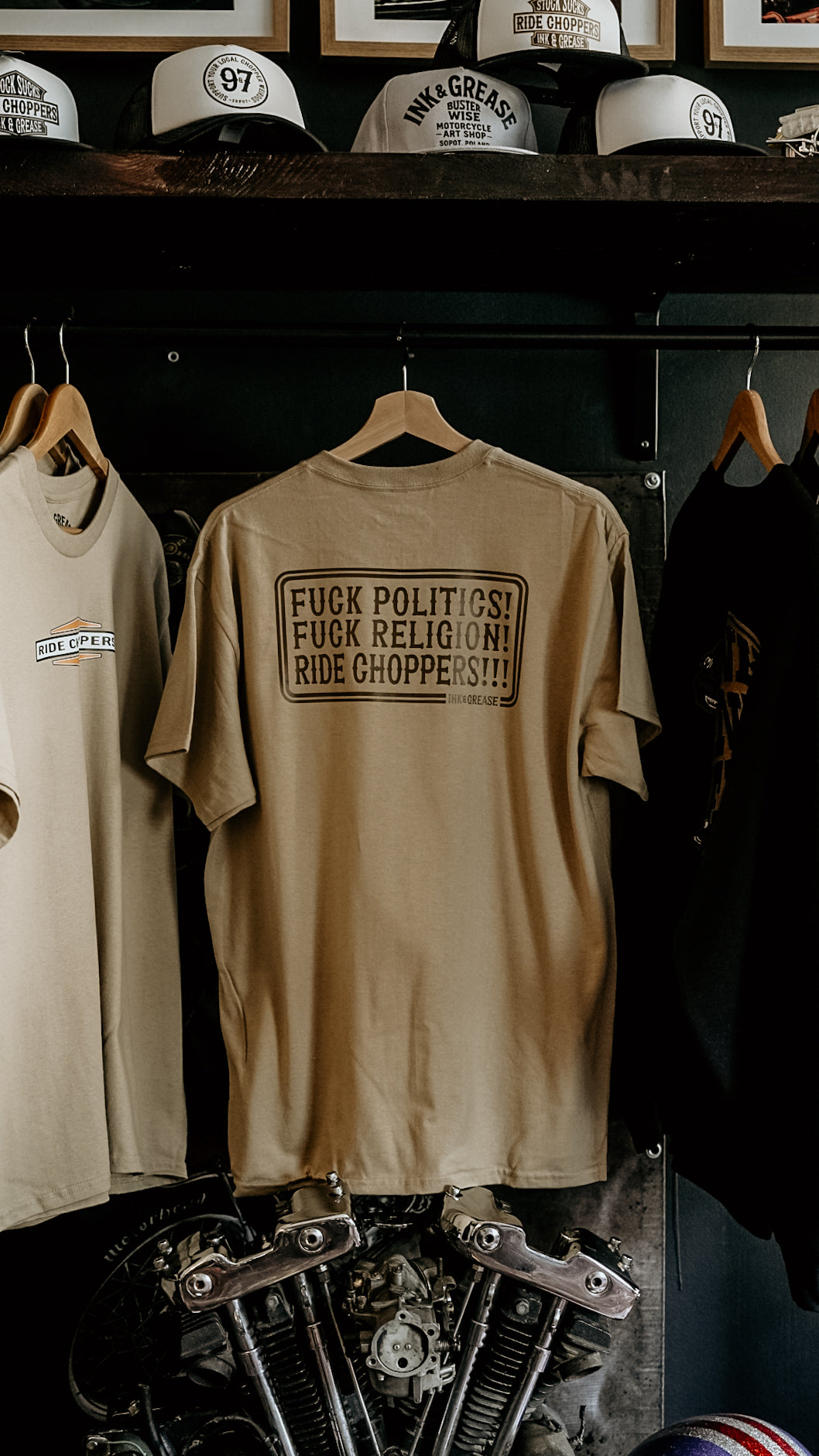 Fck authorities | T-shirt tan