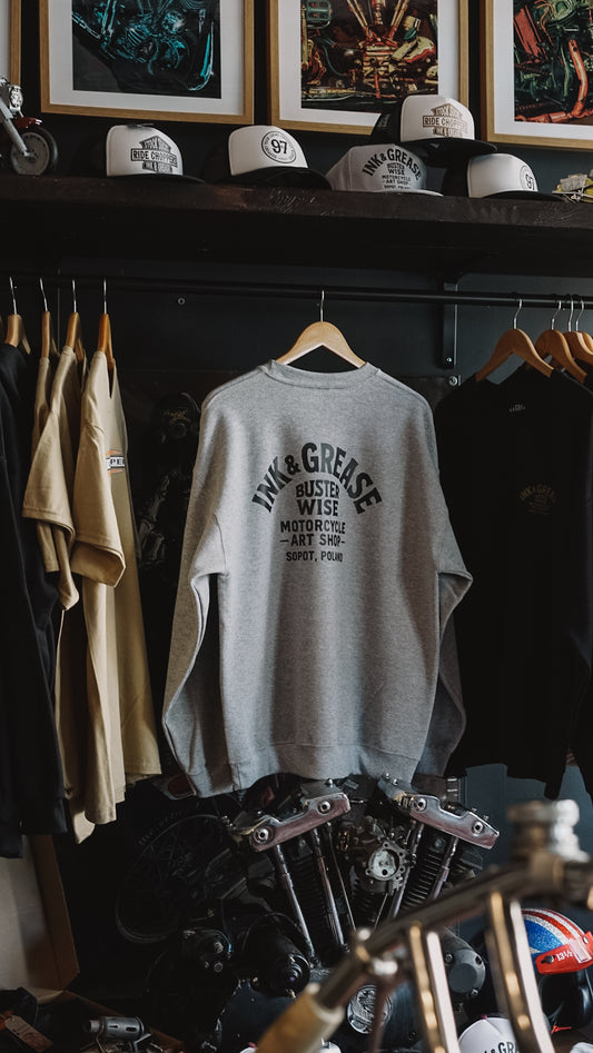 Ink & Grease |  crewneck grey