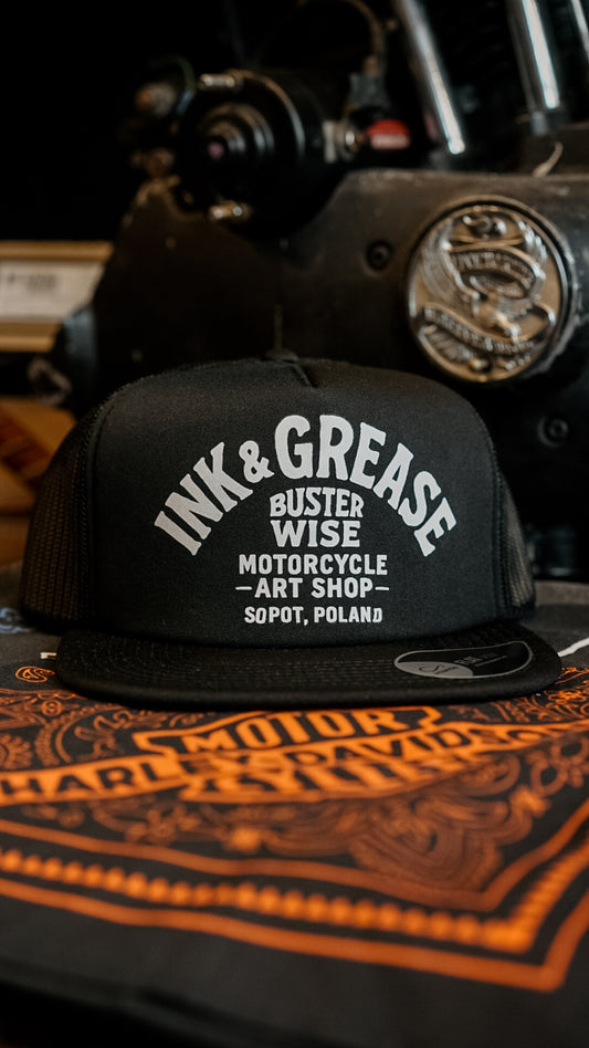 Logo trucker | black flat