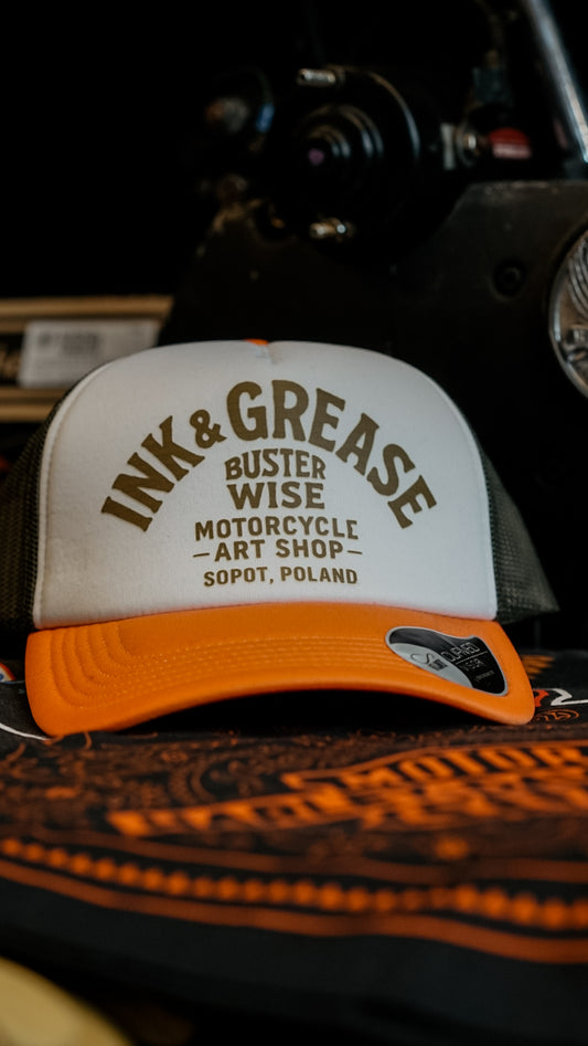 Logo trucker | orange/white/green