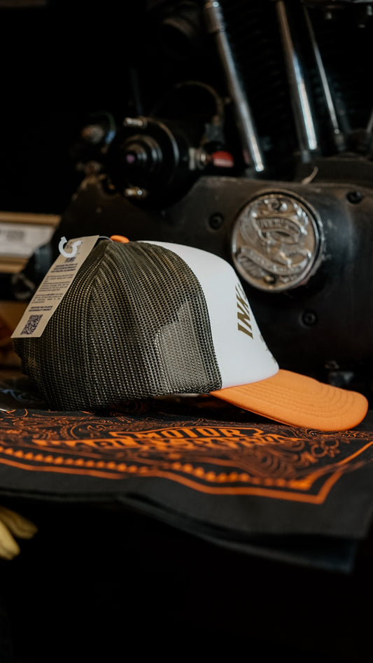 Logo trucker | orange/white/green