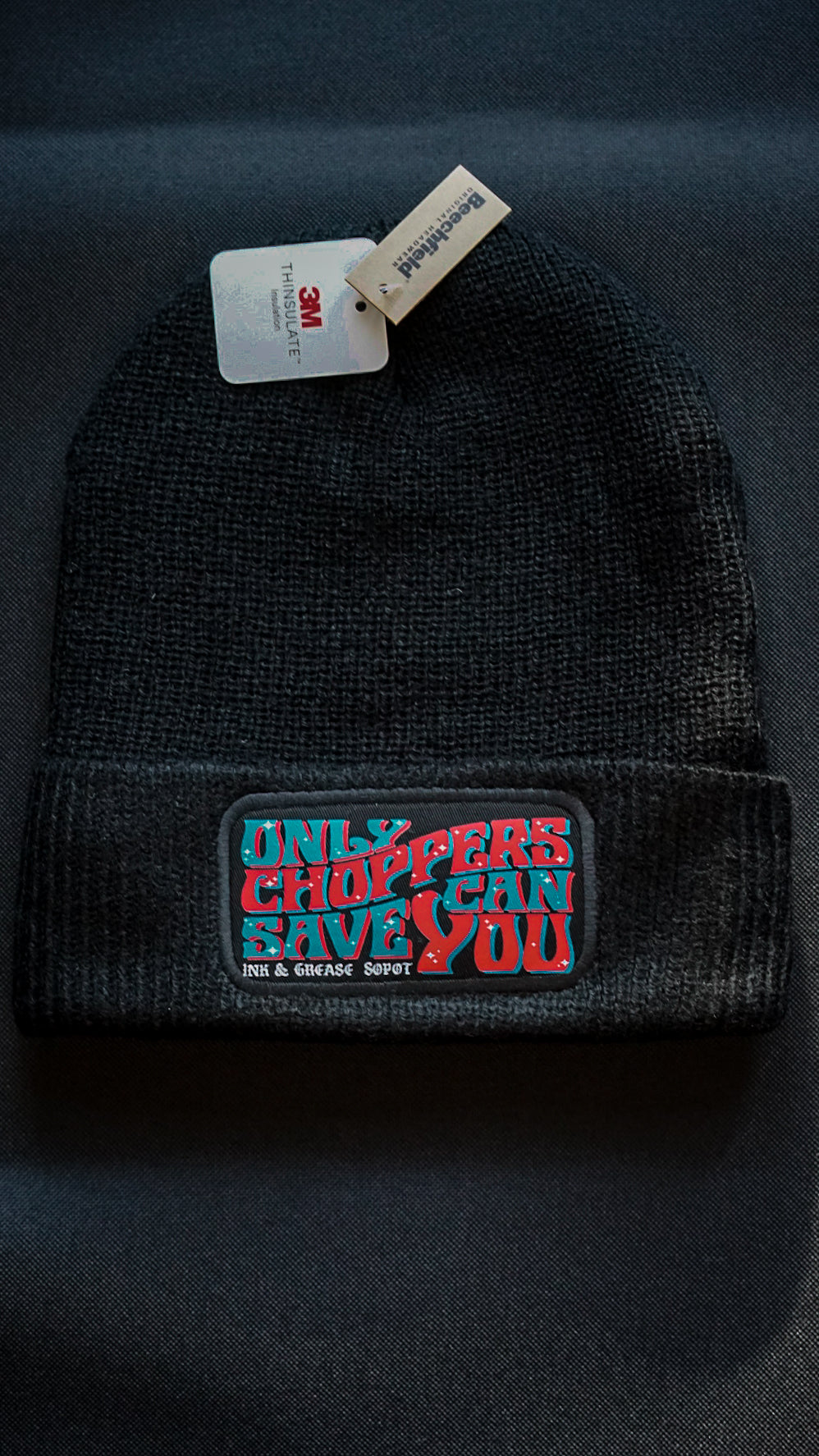Only Choppers Red & Blue | Patch Beanie