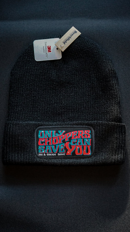 Only Choppers Red & Blue | Patch Beanie