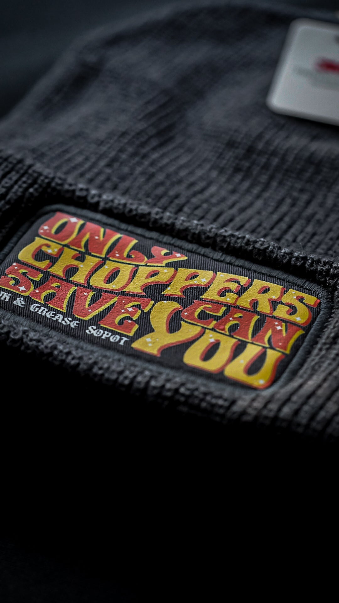 Only Choppers Flame Yellow | Patch Beanie