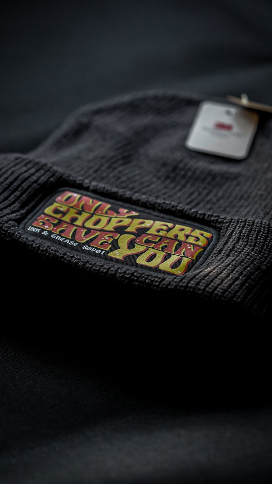 Only Choppers Flame Yellow | Patch Beanie
