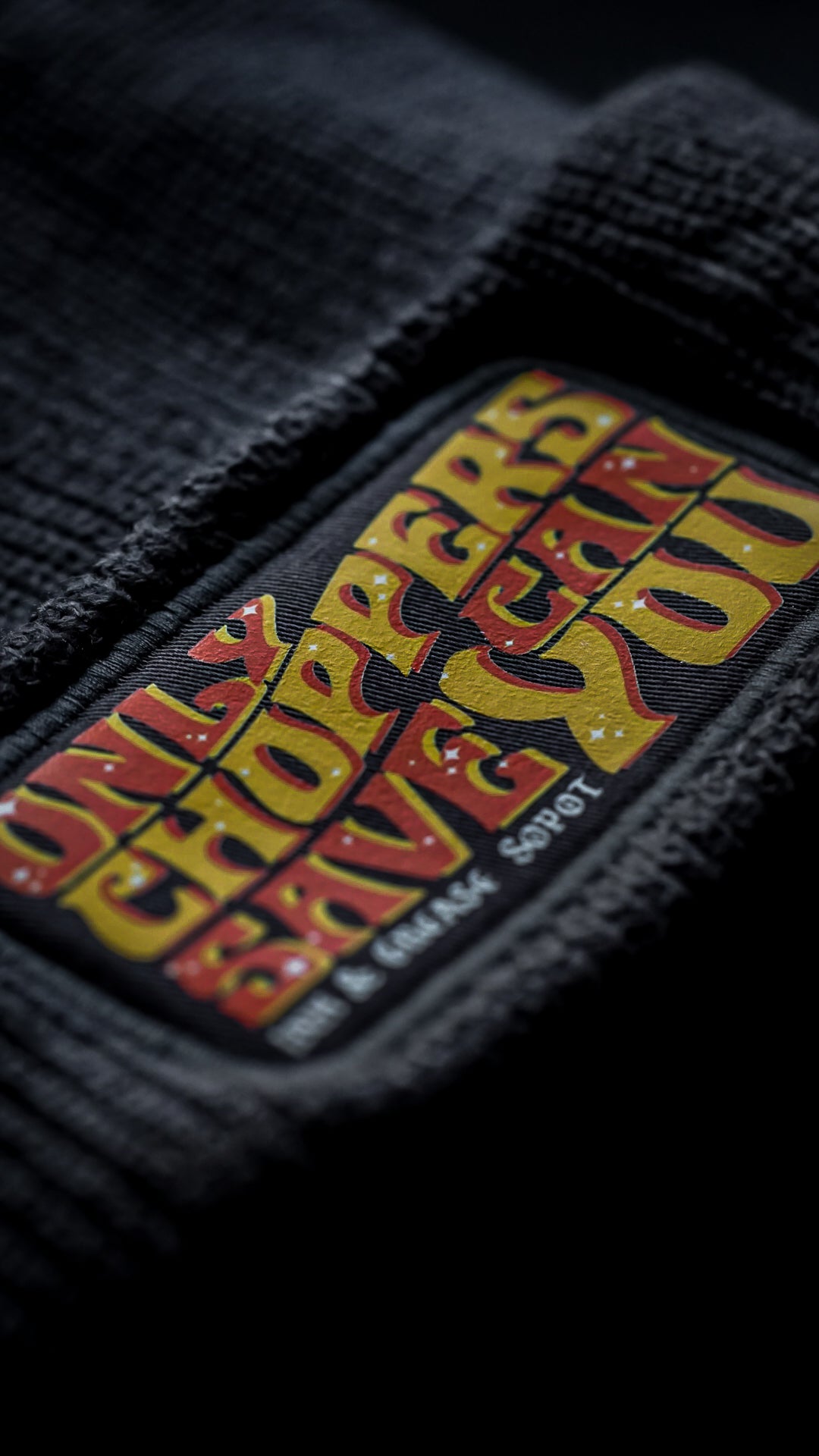 Only Choppers Flame Yellow | Patch Beanie