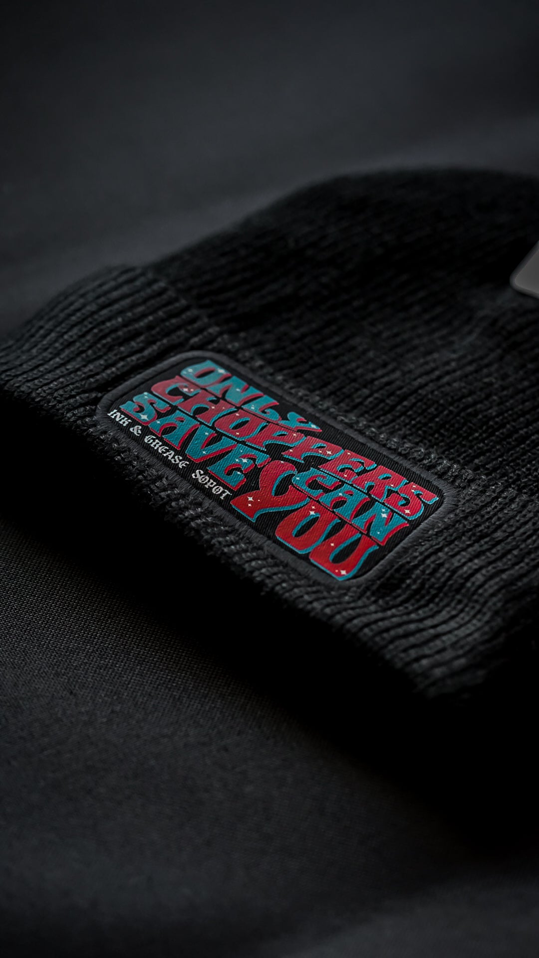 Only Choppers Red & Blue | Patch Beanie
