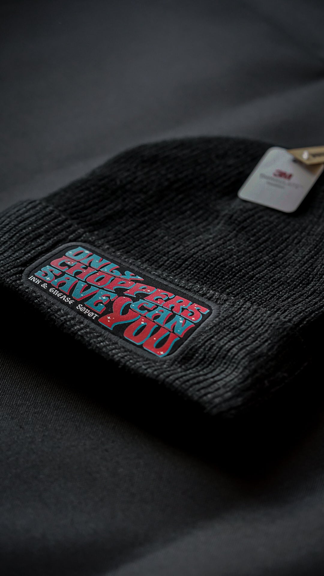 Only Choppers Red & Blue | Patch Beanie