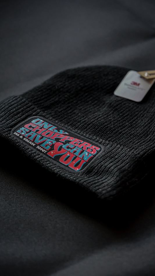 Only Choppers Red & Blue | Patch Beanie
