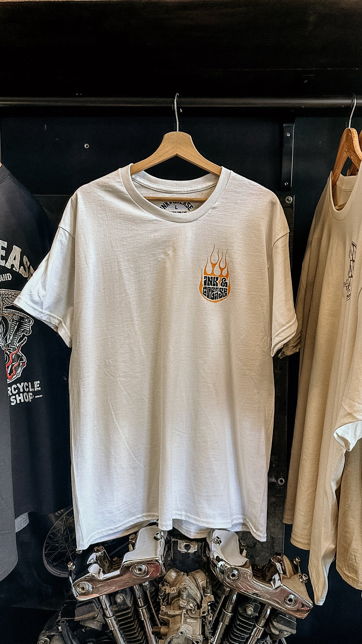 Flames | T-shirt white