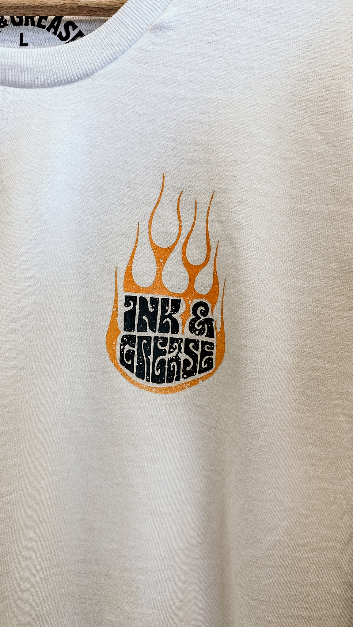 Flames | T-shirt white