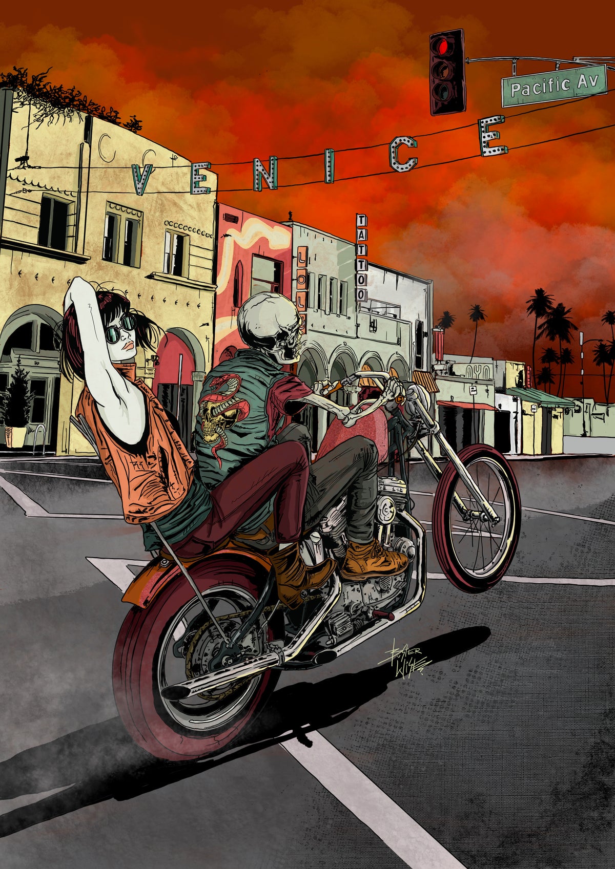 Venice wheelie